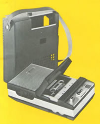 An early Norelco cassette recorder/player
