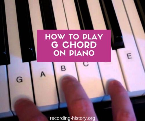 G Major Chord Piano: How To Learn and Play G Chord on Piano