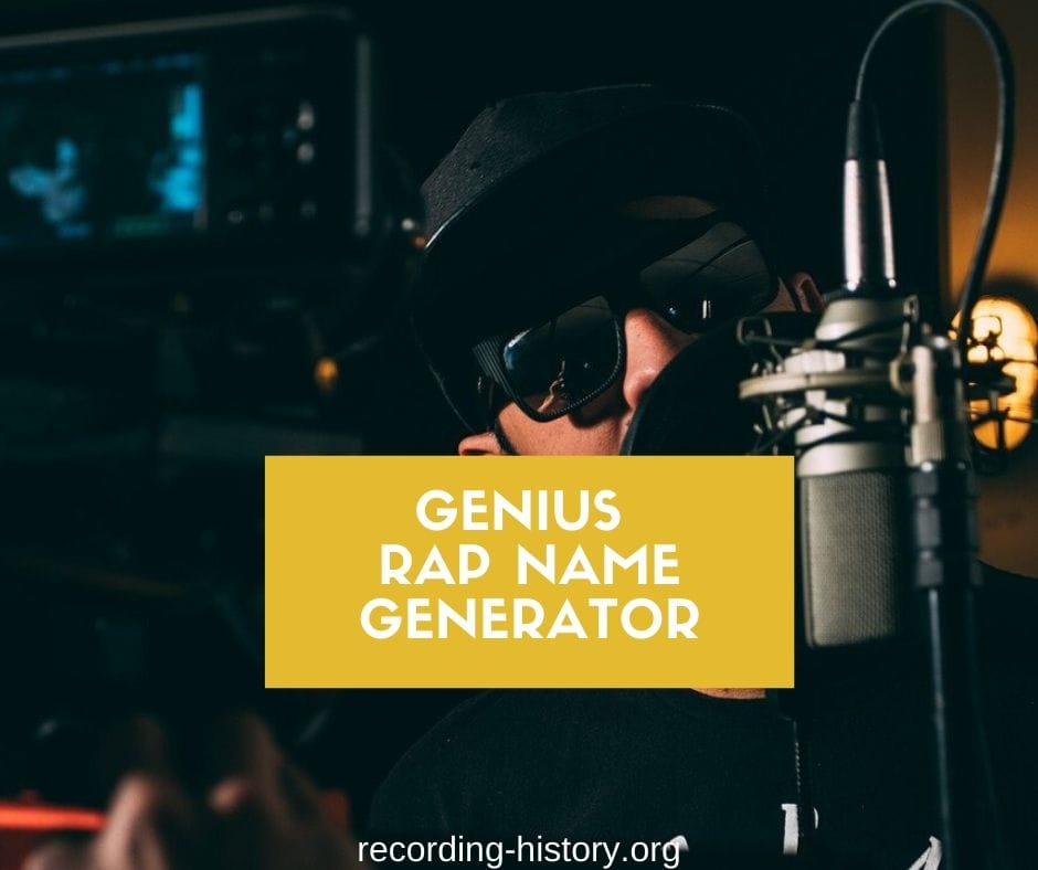 Genius Rap Name Generator What Is The Best Rapper Name
