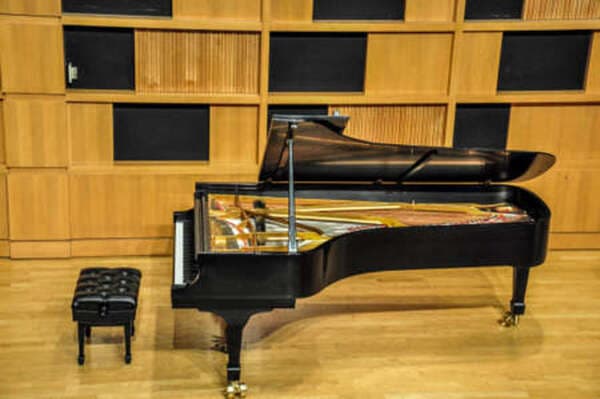 13 concert grand pianos