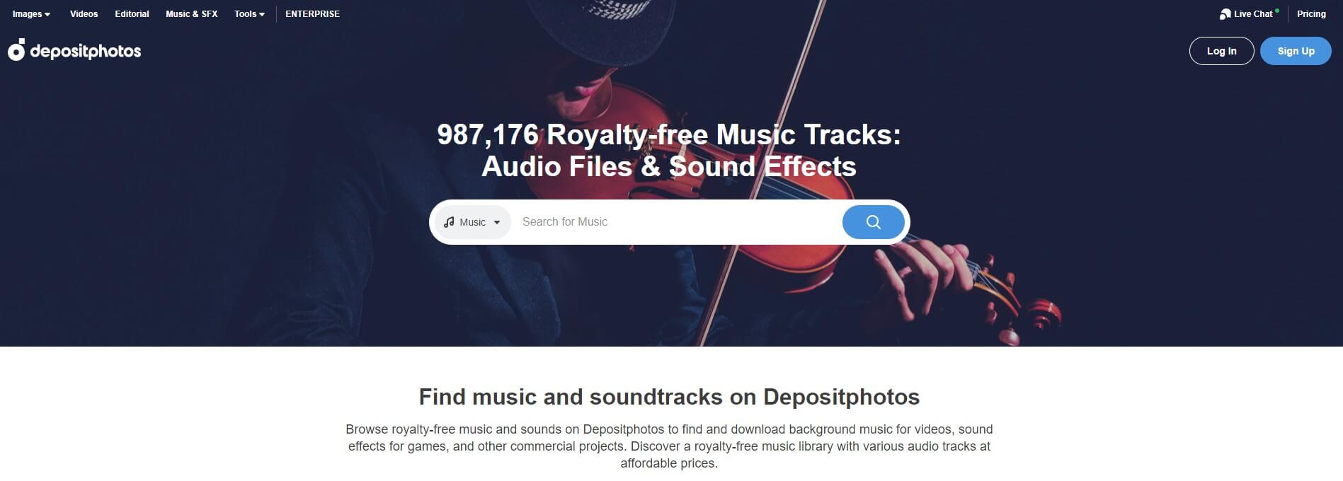 depositphotos music